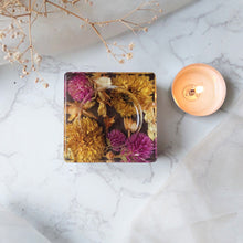 Load image into Gallery viewer, Cocoa Amaranth Square Tea Light Votive (Single Piece)