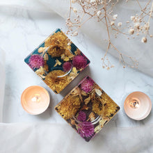 Load image into Gallery viewer, Cocoa Amaranth Square Tea Light Votive (Single Piece)