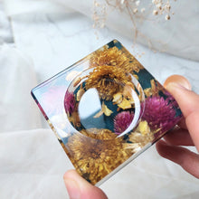 Load image into Gallery viewer, Turq Amaranth Square Tea Light Votive (Single Piece)