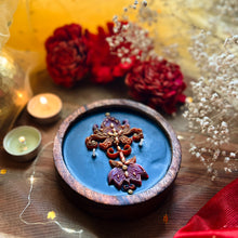 Load image into Gallery viewer, Rangoli - Decorative Scented Soy Candle In Wood Jar