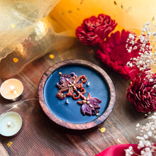 Load image into Gallery viewer, Rangoli - Decorative Scented Soy Candle In Wood Jar