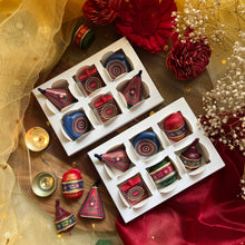 Load image into Gallery viewer, Sutli Bomb Charkhi - Soy Wax Melts Box (3 assorted Shapes)