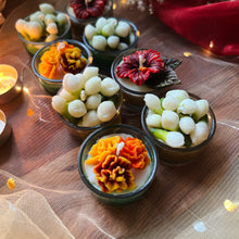 Load image into Gallery viewer, Genda Mogra - Glass Tea-light Soy Candles (Set of 4)