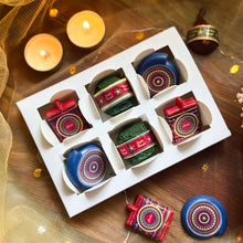 Load image into Gallery viewer, Sutli Bomb Charkhi - Soy Wax Melts Box (3 assorted Shapes)