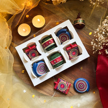Load image into Gallery viewer, Sutli Bomb Charkhi - Soy Wax Melts Box (3 assorted Shapes)