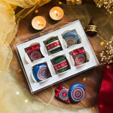 Load image into Gallery viewer, Sutli Bomb Charkhi - Soy Wax Melts Box (3 assorted Shapes)