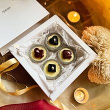 Load image into Gallery viewer, Paan Chidii - Glass Suits Tea-light Candles (Set of 4)