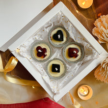 Load image into Gallery viewer, Paan Chidii - Glass Suits Tea-light Candles (Set of 4)