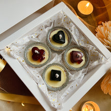 Load image into Gallery viewer, Paan Chidii - Glass Suits Tea-light Candles (Set of 4)