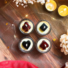 Load image into Gallery viewer, Paan Chidii - Glass Suits Tea-light Candles (Set of 4)