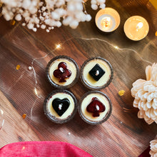 Load image into Gallery viewer, Paan Chidii - Glass Suits Tea-light Candles (Set of 4)