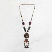 Load image into Gallery viewer, Russet Rondelle - Statement Haar Necklace, Vintage Archives Collection