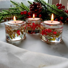 Load image into Gallery viewer, Red Berry Tea Light Votive Set