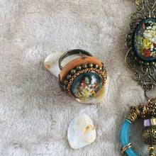 Load image into Gallery viewer, Blue Iris - Ring, Vintage Archives Collection