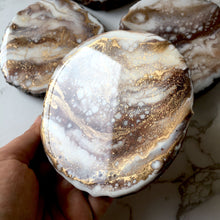 Load image into Gallery viewer, Coke Float - Bark Edged Mango Wood Coaster Set