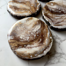 Load image into Gallery viewer, Coke Float - Bark Edged Mango Wood Coaster Set