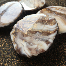 Load image into Gallery viewer, Coke Float - Bark Edged Mango Wood Coaster Set