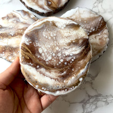 Load image into Gallery viewer, Coke Float - Bark Edged Mango Wood Coaster Set