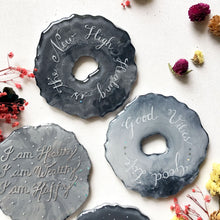 Load image into Gallery viewer, Good Vibes - Double Sided, Epoxy Cast VexKing Coaster (Set of 1)