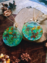 Load image into Gallery viewer, Misty Mornings, Dried Flower Earrings -  Spring Fiesta Reloaded