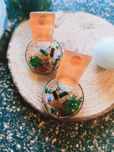 Load image into Gallery viewer, Captivating Coral, Dried Flower Studs -  Spring Fiesta Reloaded