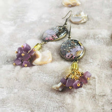 Load image into Gallery viewer, Lilac Boquet - Earrings, Vintage Archives Collection