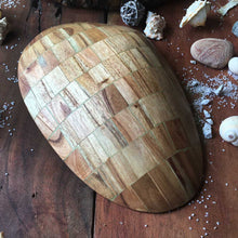 Load image into Gallery viewer, MOP Ocean Trinket Tray (Large-With Bamboo Back)