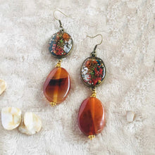 Load image into Gallery viewer, Vermillion Verses - Earrings, Vintage Archives Collection