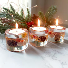 Load image into Gallery viewer, Pine Tea Light Votive Set