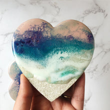 Load image into Gallery viewer, Little Tulum Hearts - Compressed Wood Coasters (Set of 4)