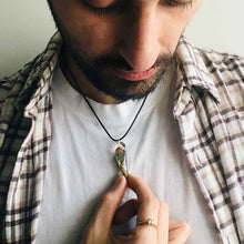 Load image into Gallery viewer, Wild Wanderings 3.0 - Unisex Abstract Pendant (92.5 Sterling Silver)