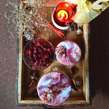 Load image into Gallery viewer, Luxe Cashmere - Glass Cookie Jar Set, 1 Pair (With Natural Crystals)