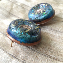 Load image into Gallery viewer, Sapphire Symphony- Statement Stud Earrings