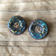 Load image into Gallery viewer, Sapphire Symphony- Statement Stud Earrings