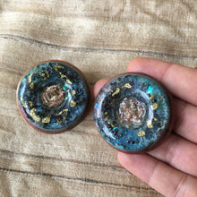 Load image into Gallery viewer, Sapphire Symphony- Statement Stud Earrings