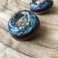 Load image into Gallery viewer, Sapphire Symphony- Statement Stud Earrings