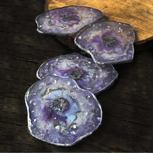 Load image into Gallery viewer, Violet Mist - Epoxy Cast Coasters (Set of 4)