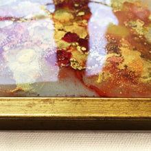 Load image into Gallery viewer, Crimson burst - Original Handpainted Ceramic Wallart