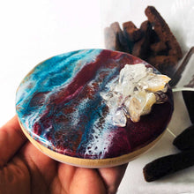 Load image into Gallery viewer, Autumn is Coming - Large Glass Cookie Jar Set, 1 Pair (With Natural Crystals)