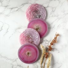 Load image into Gallery viewer, Blushing Away - Epoxy Cast Coasters (Set of 4)