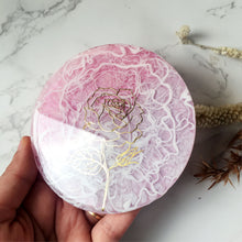 Load image into Gallery viewer, Blushing Away - Epoxy Cast Coasters (Set of 4)