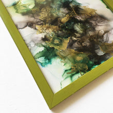 Load image into Gallery viewer, Emerald Effervescence - Original Handpainted Framed Wallart