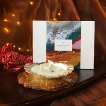 Load image into Gallery viewer, Shell'ebrate - Rose Soy Shell Candle Set Box