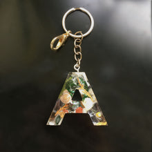 Load image into Gallery viewer, Shells-parkle Letter Charm/Keychain