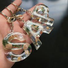 Load image into Gallery viewer, Shells-parkle Letter Charm/Keychain