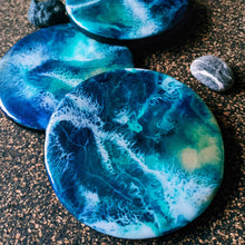 Load image into Gallery viewer, Deep within the Pacific - Compressed Wood Coasters (Set of 4)