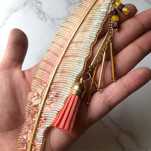 Load image into Gallery viewer, Quill Bookmark (Apricot)