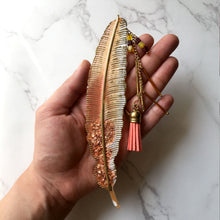 Load image into Gallery viewer, Quill Bookmark (Apricot)