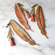 Load image into Gallery viewer, Quill Bookmark (Apricot)