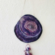 Load image into Gallery viewer, Grape Juice - Wall Hanging (With Semi precious Beads)